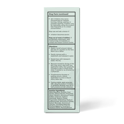 2.5% Benzoyl Peroxide (BPO), Cleanser