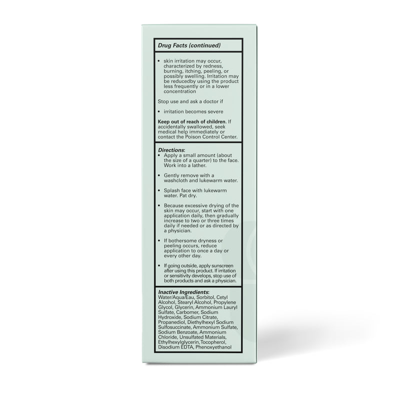 2.5% Benzoyl Peroxide (BPO), Cleanser